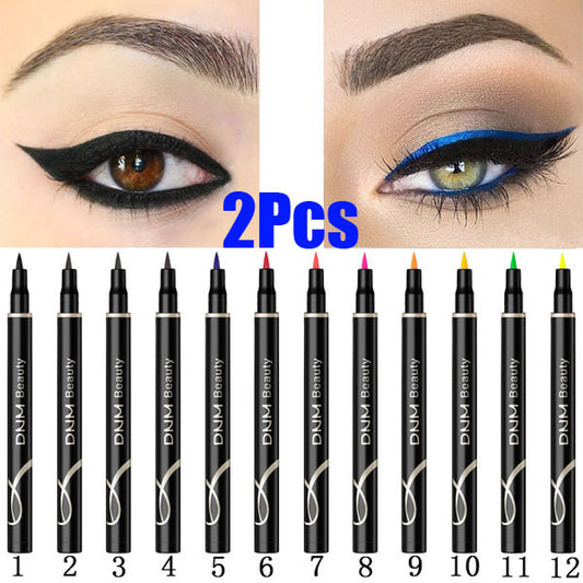 DNM12 Color Liquid Eyeliner Long-lasting Waterproof And Non-smudge