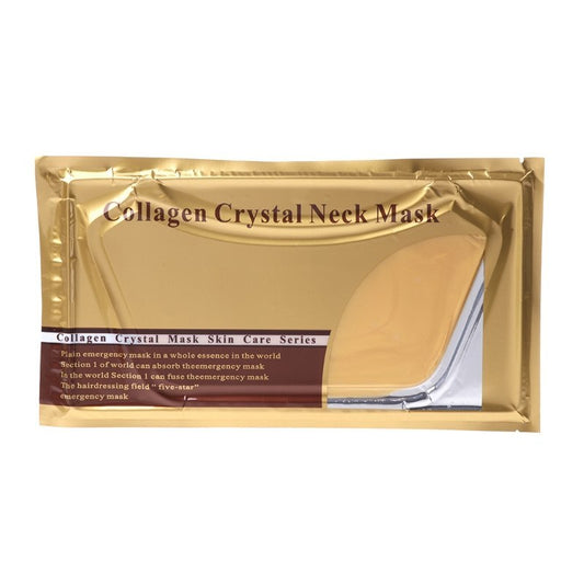 Pro Gold Collagen Crystal Neck Mask Collagen Neck Lift Masks Gold Neck Mask High Quality Collagen Gold Neck Mask