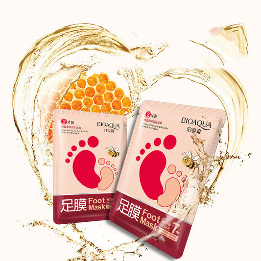 Honey Soft Moisturizing Foot Mask Hand Mask 2 Pieces Moisturizing And Hydrating